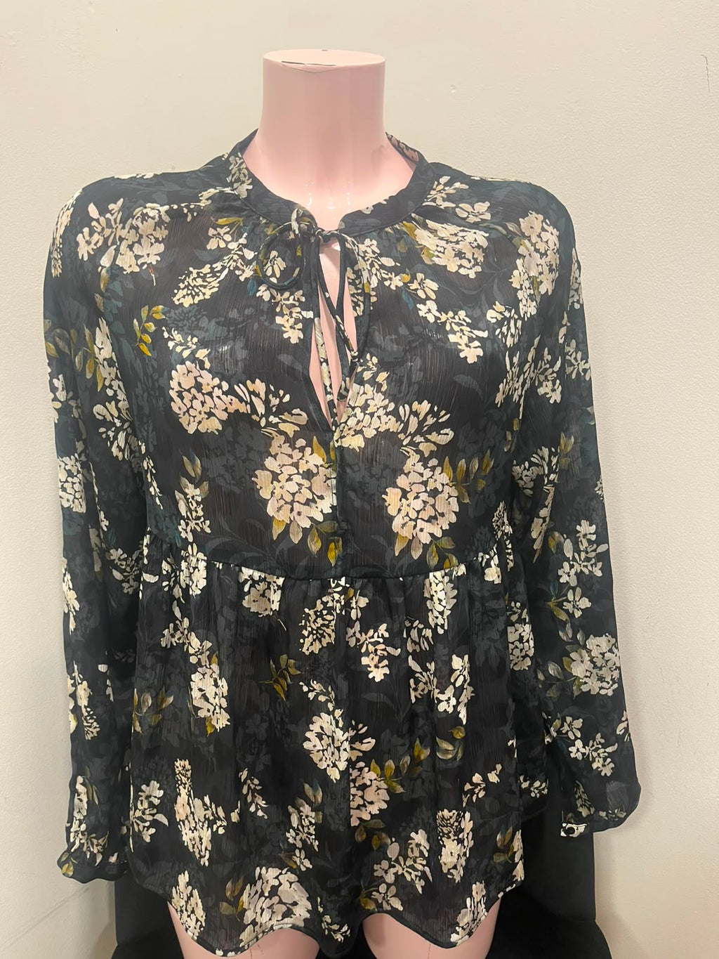Blouse fleurie - Promod : Taille 42 (P0726-349)