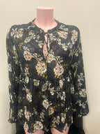 Blouse fleurie - Promod : Taille 42 (P0726-349)