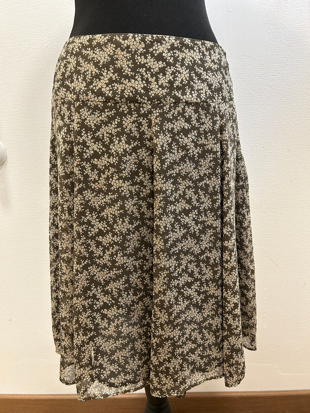 Jupe midi fleurie - Caroll : Taille 38 (P0526-58)