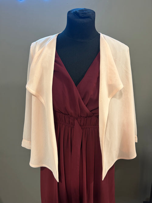 Boléro fluide - Jacqueline Rui : Taille S (P0726-173)