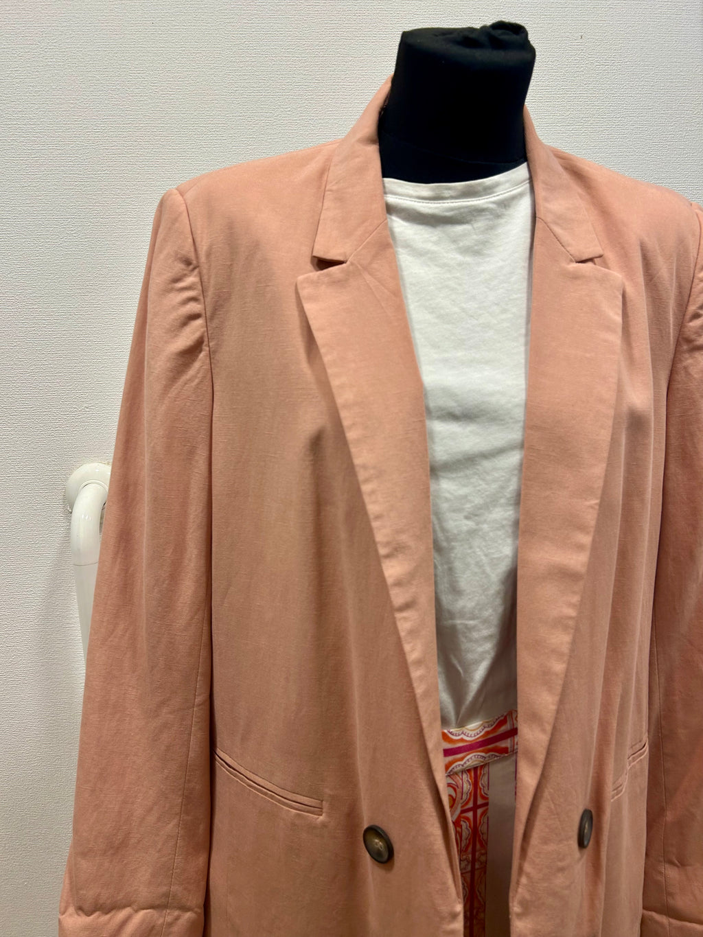 Blazer rose peau - PROMOD : Taille 44 (P0726-322)