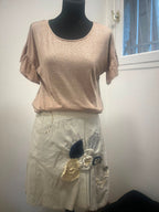 Tee shirt manches courtes - Grain de Malice : Taille S (P0726-514)