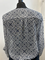 Blouse imprimée - Maison 123 : Taille M (P0726-172)