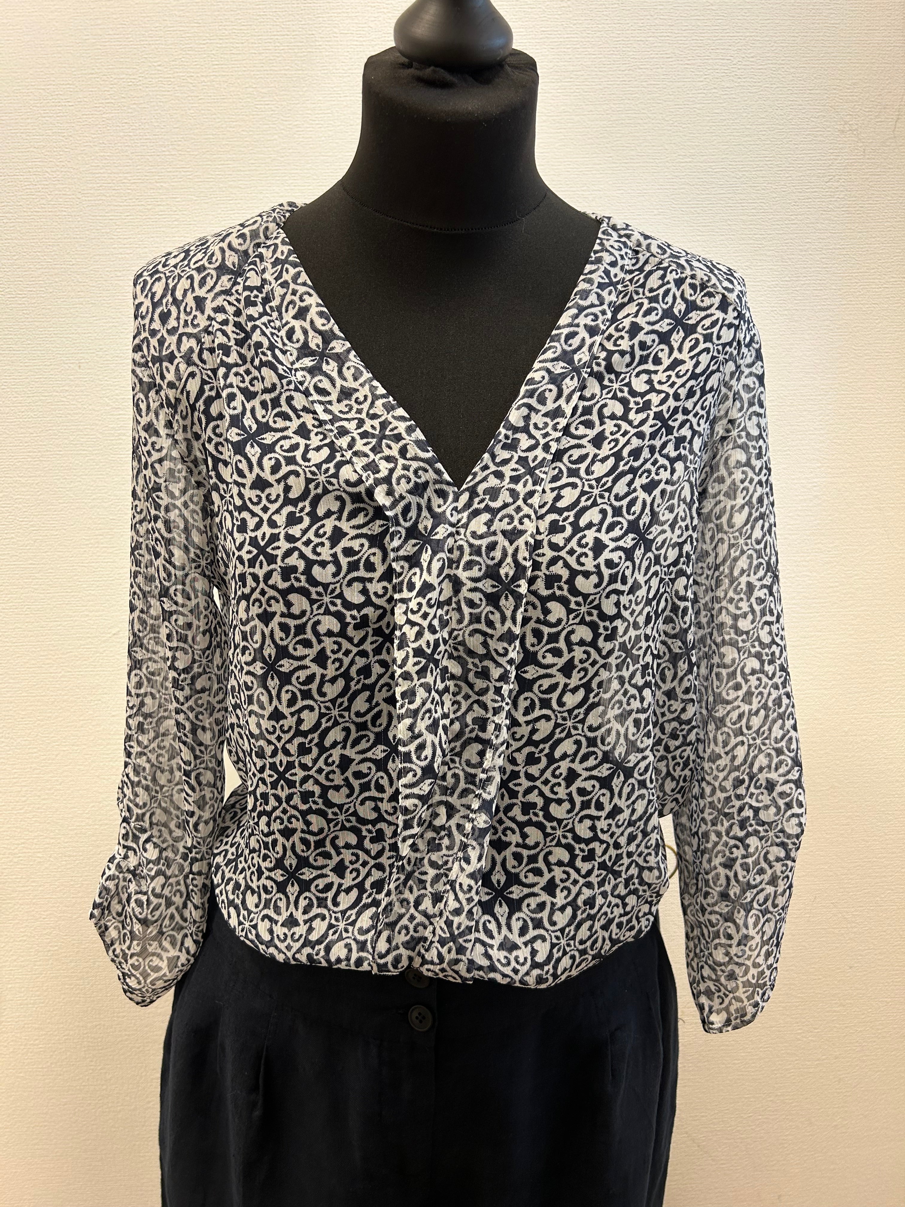 Blouse imprimée - Maison 123 : Taille M (P0726-172)