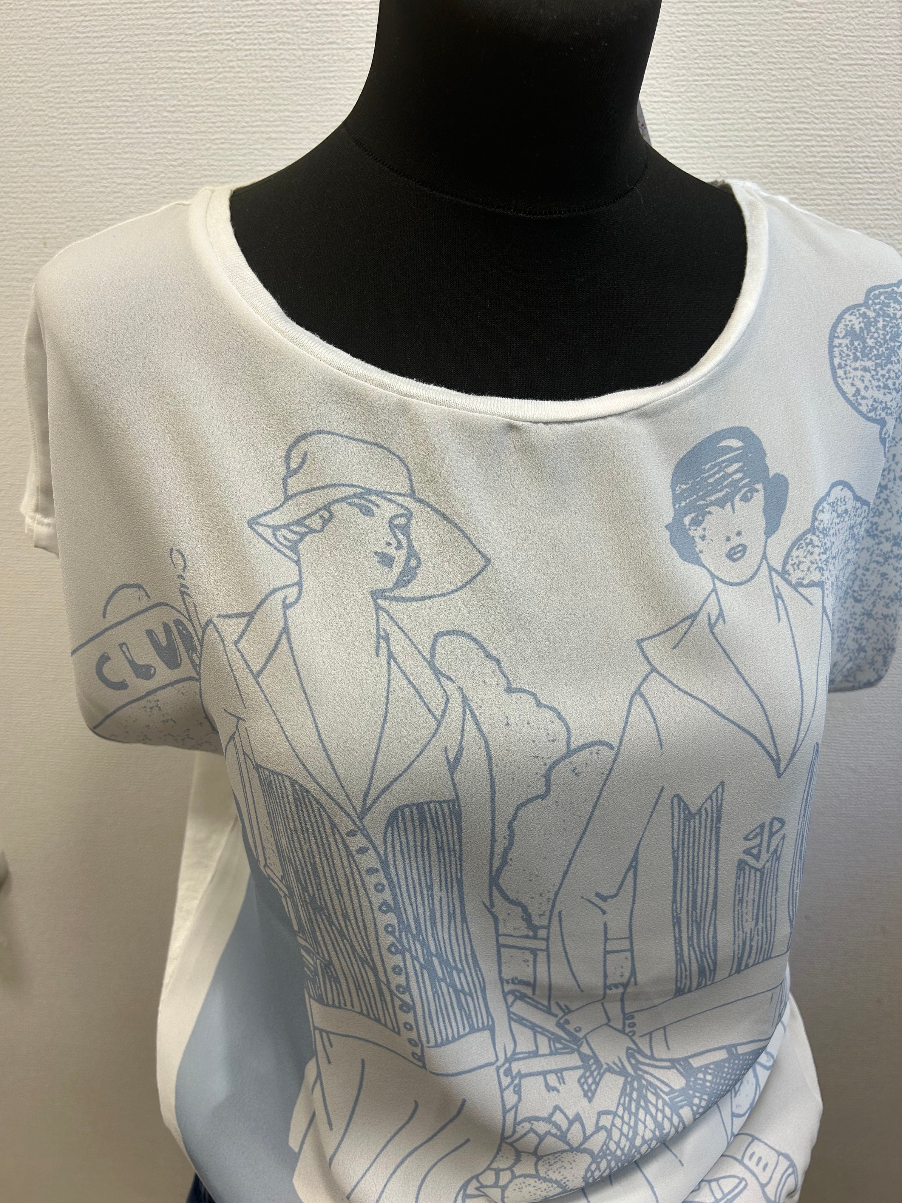 Tee shirt motifs - Rolland Garros : Taille M (P0526-13)
