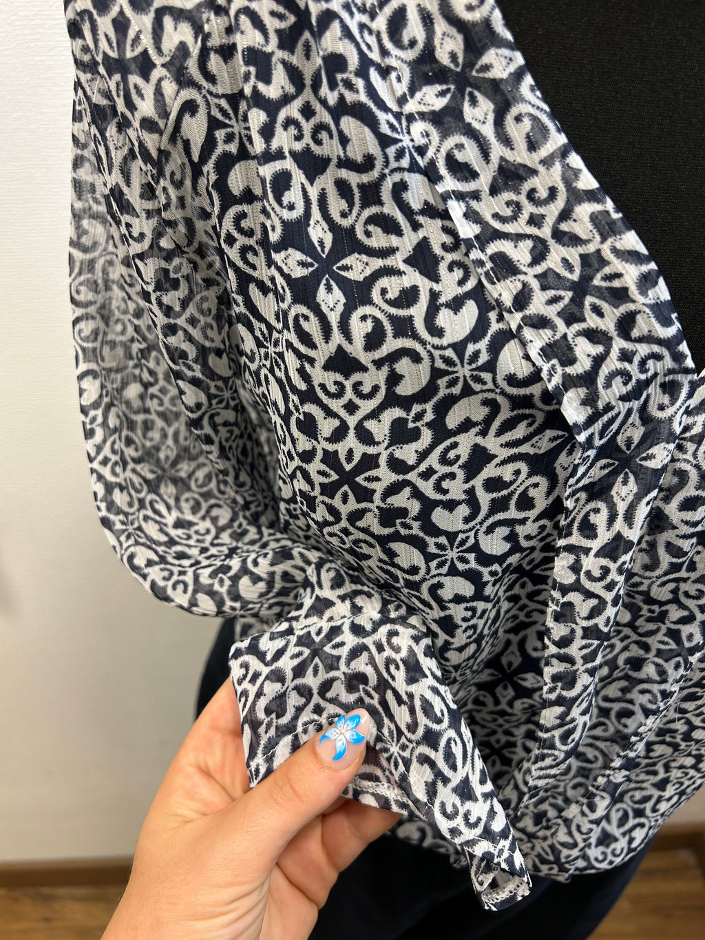 Blouse imprimée - Maison 123 : Taille M (P0726-172)