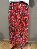 Jupe longue plissée fleurie - Kiabi : Taille 34 (P0326-490)