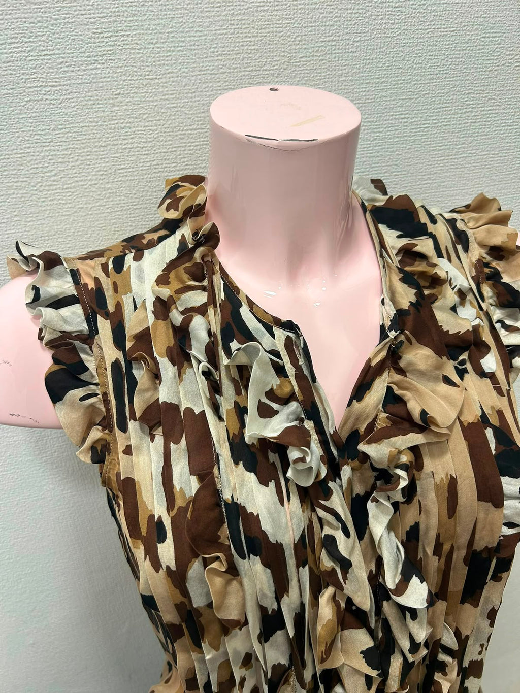 Top plissé à volants - Escada : Taille 36 (P0626-246)