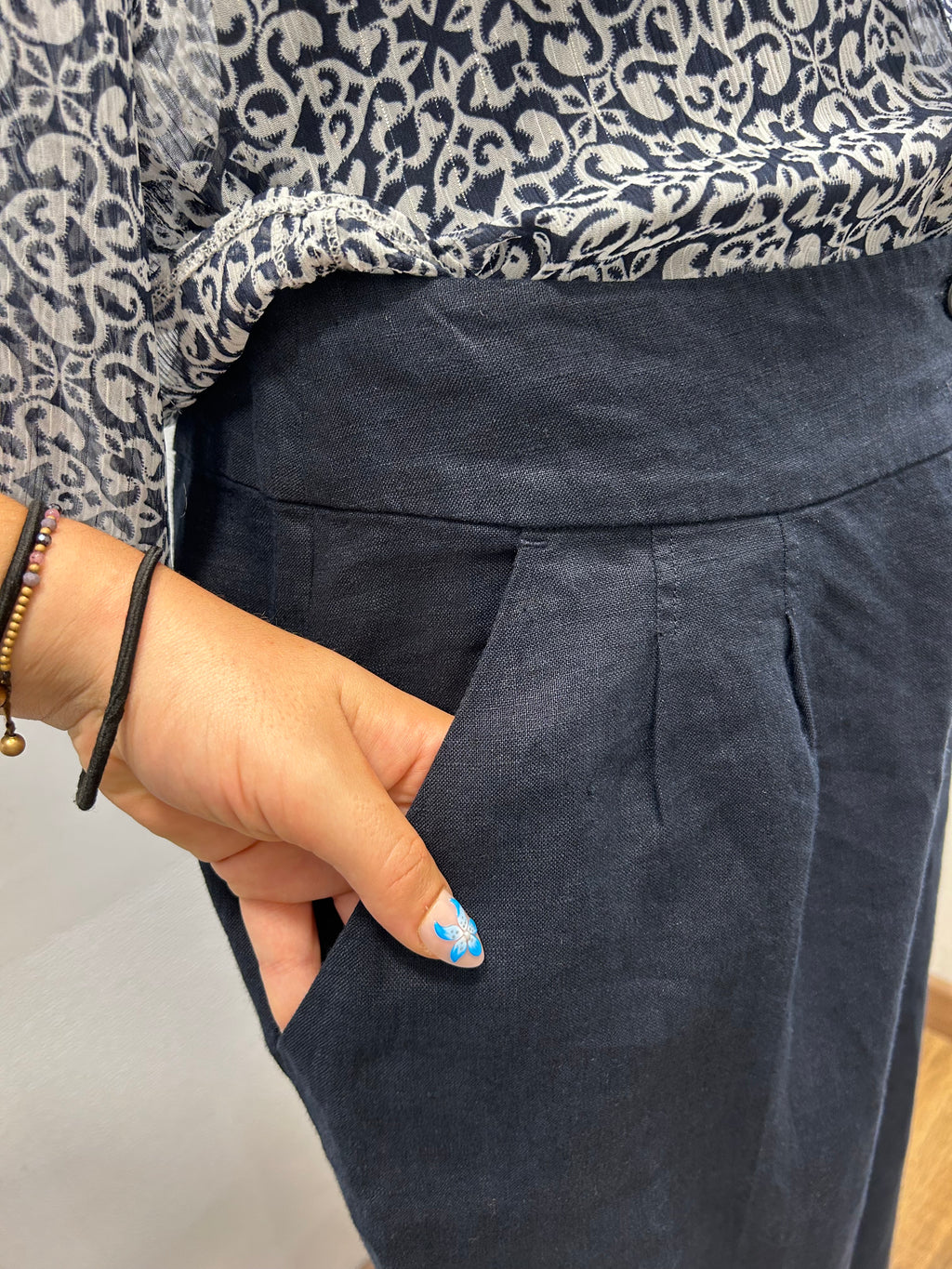 Pantalon lin fluide - Maison 123 : Taille 40 (P0526-236)