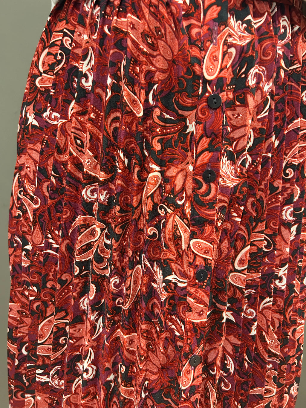 Jupe longue plissée fleurie - Kiabi : Taille 34 (P0326-490)
