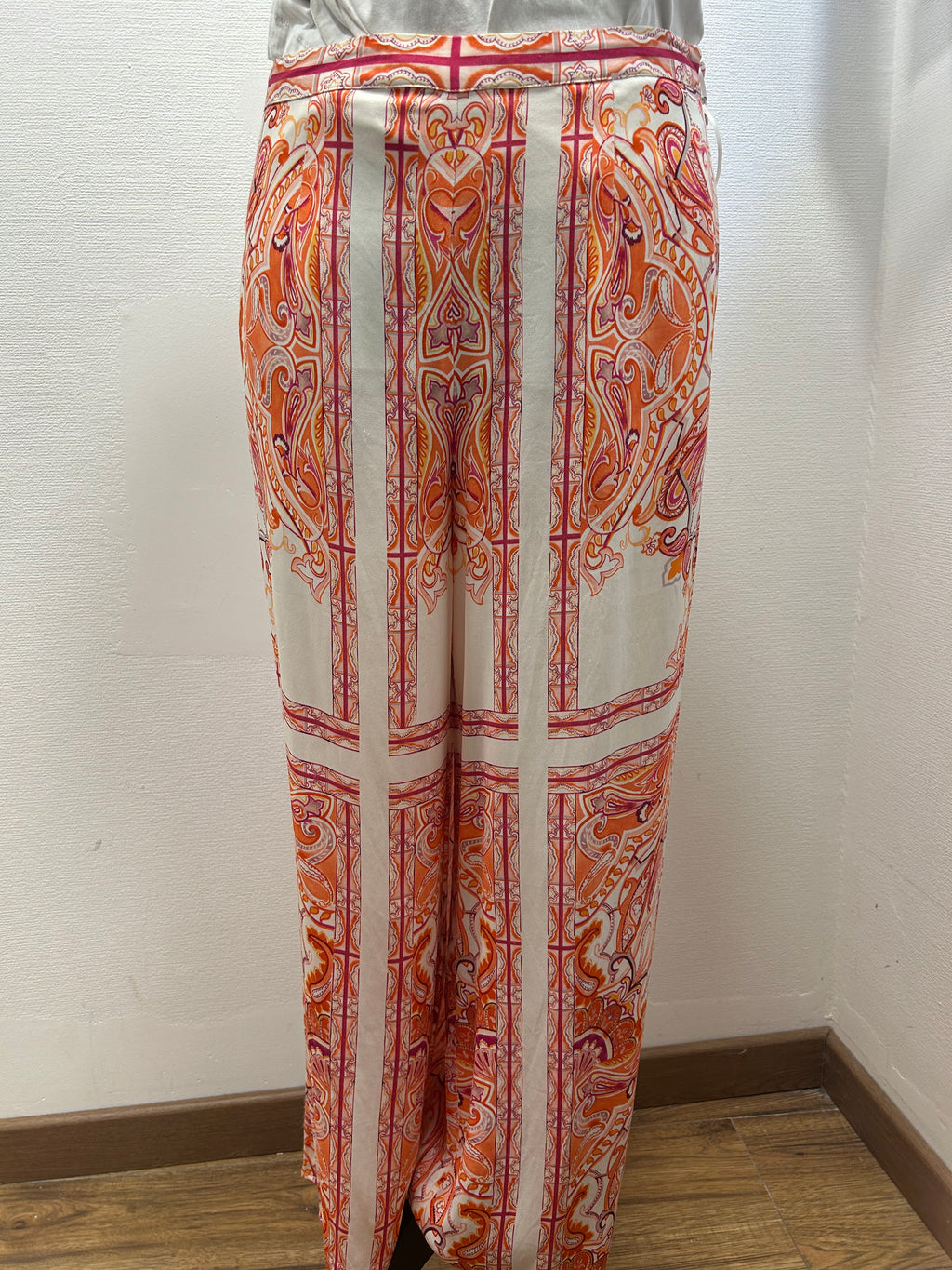 Pantalon fluide motifs - Un jour Ailleurs : Taille 38 (P0526-353)