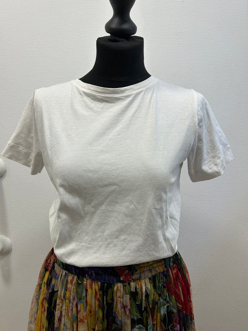T-shirt basique blanc - Etam : Taille XS (P0626-97)