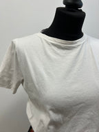 T-shirt basique blanc - Etam : Taille XS (P0626-97)
