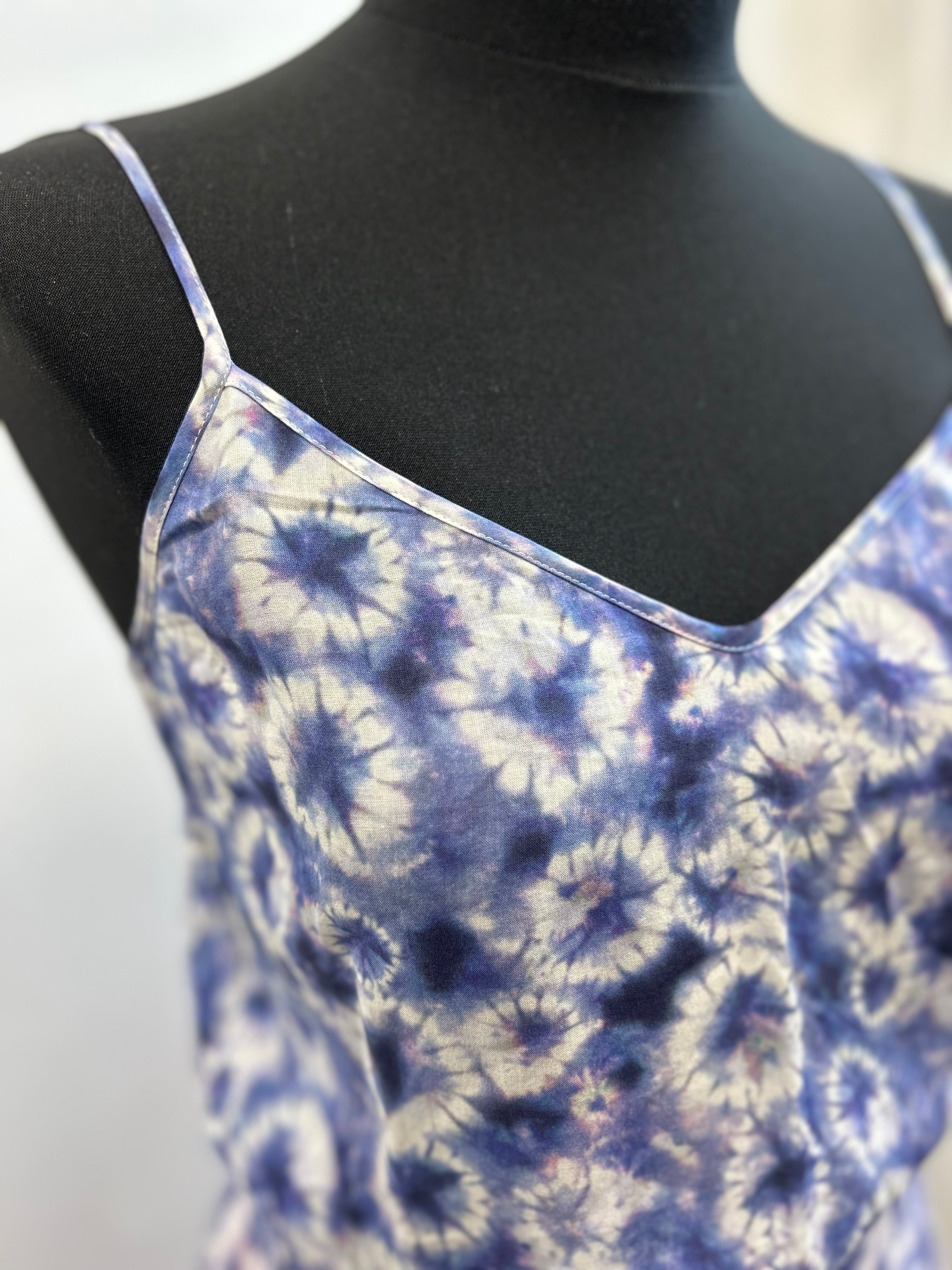 Débardeur satinée floral - ZAPA : Taille 36 (P0726-273)