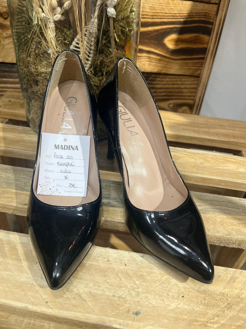 Escarpins Pointus en Cuir – Giulia : Pointure 36
