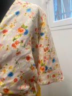 Crop top fleuri à nouer - Mango : Taille L (P0726-321)