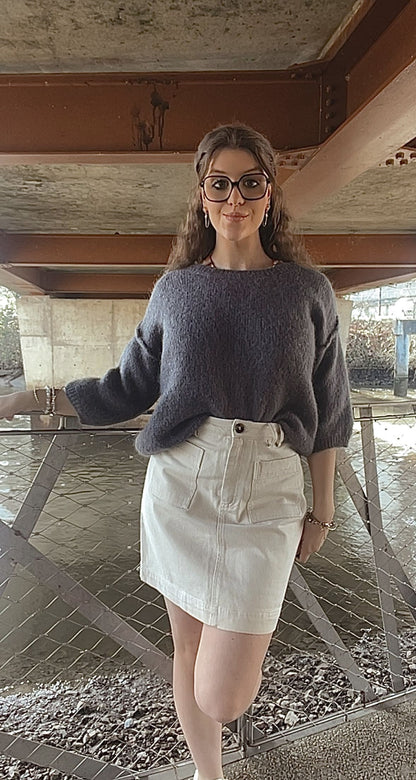 Pull à manches 3/4 (existe en plusieurs couleurs.)