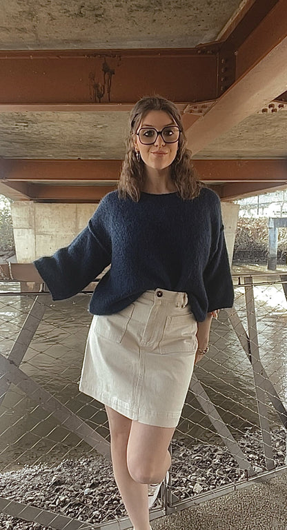 Pull à manches 3/4 (existe en plusieurs couleurs.)