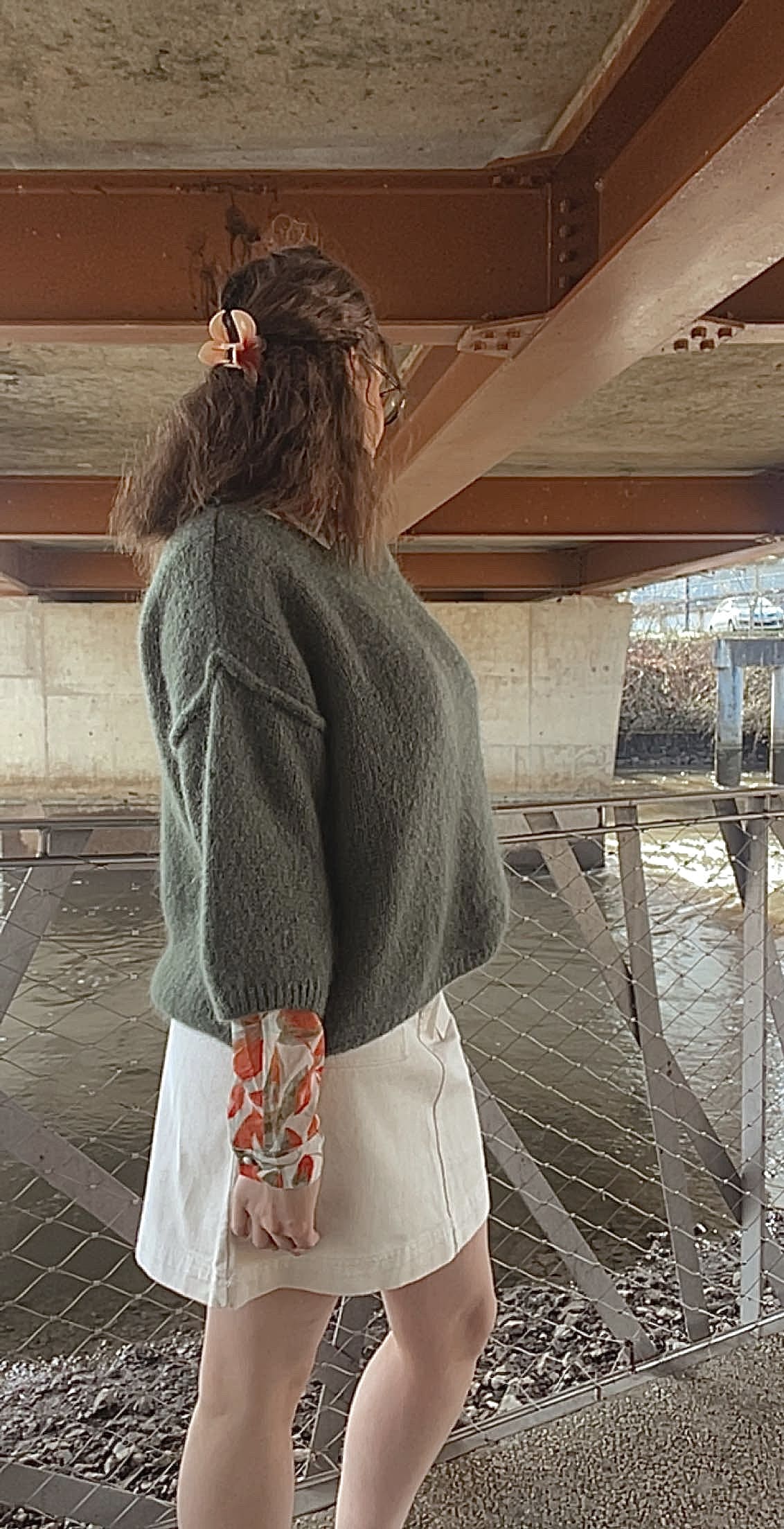 Pull à manches 3/4 (existe en plusieurs couleurs.)