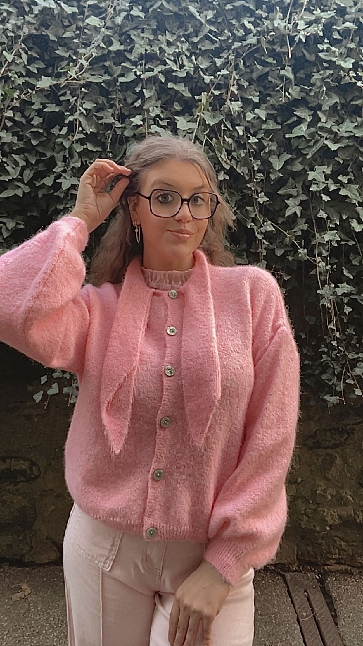 Gilet à col cravate