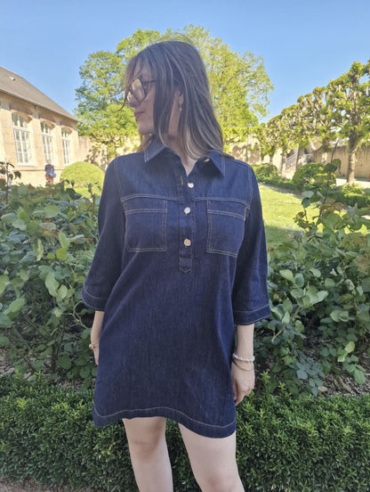 Robe indigo
