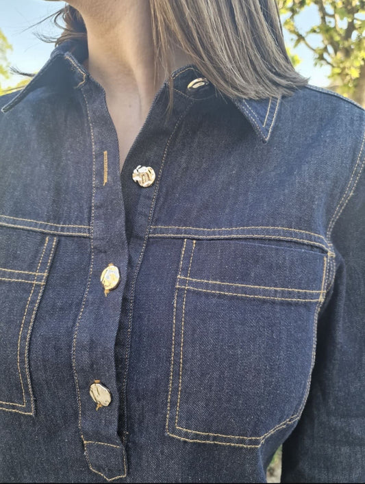 Robe indigo
