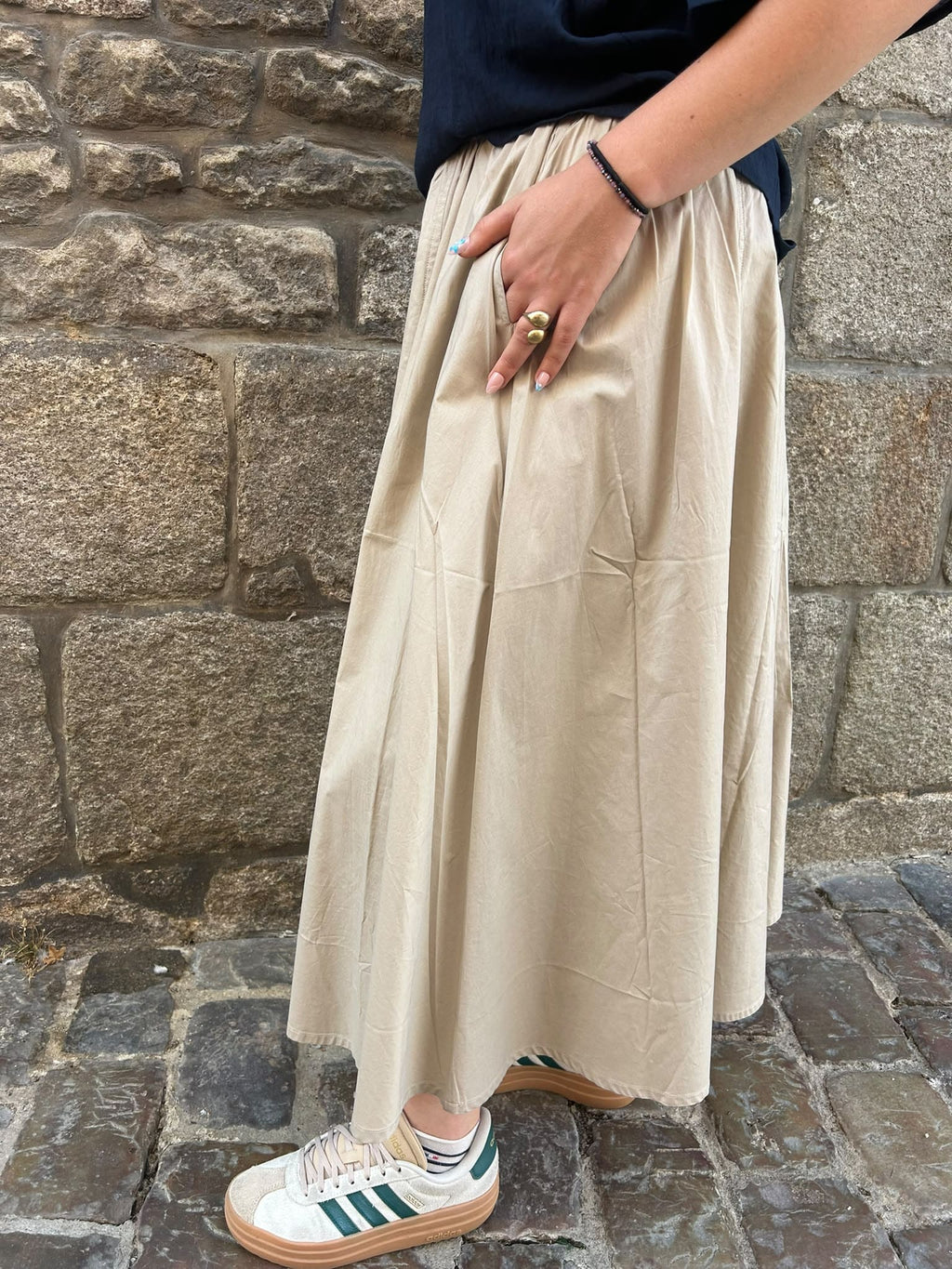 Jupe longue évasée