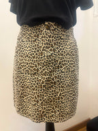 Jupe courte léopard - In April : Taille M (P0726-503)