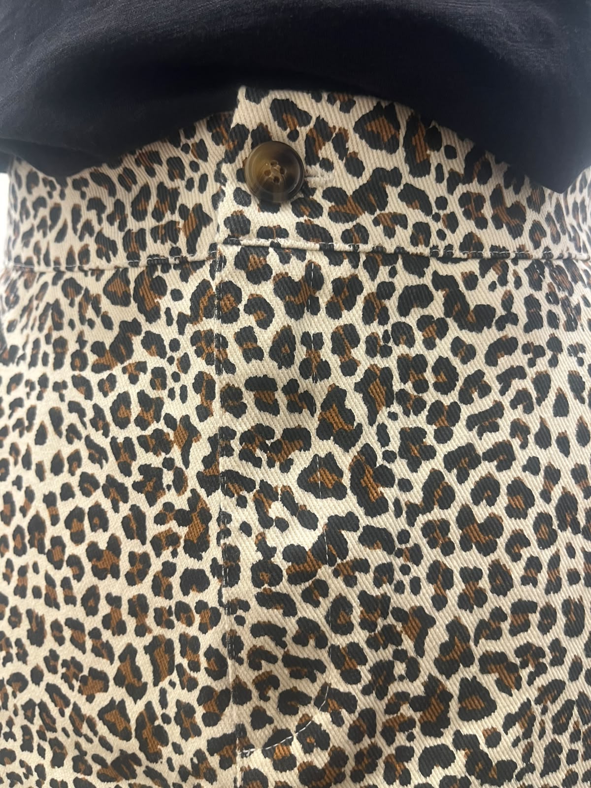 Jupe courte léopard - In April : Taille M (P0726-503)