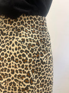 Jupe courte léopard - In April : Taille M (P0726-503)