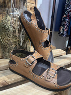 Sandales Plates en Cuir – Minelli : Pointure 39