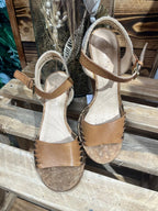 Sandales Compensées en Cuir – Clarks : Pointure 37