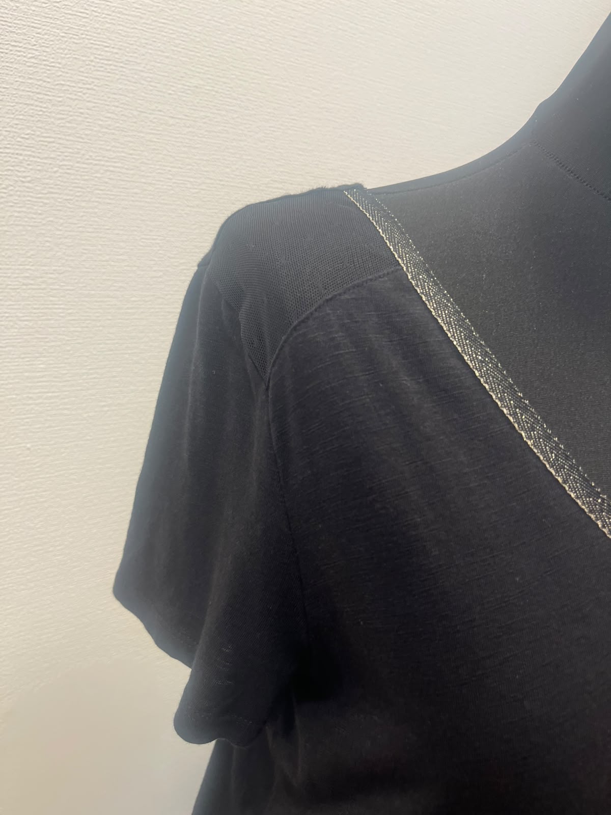T-shirt noir - Cache Cache : Taille S (P0526-274)