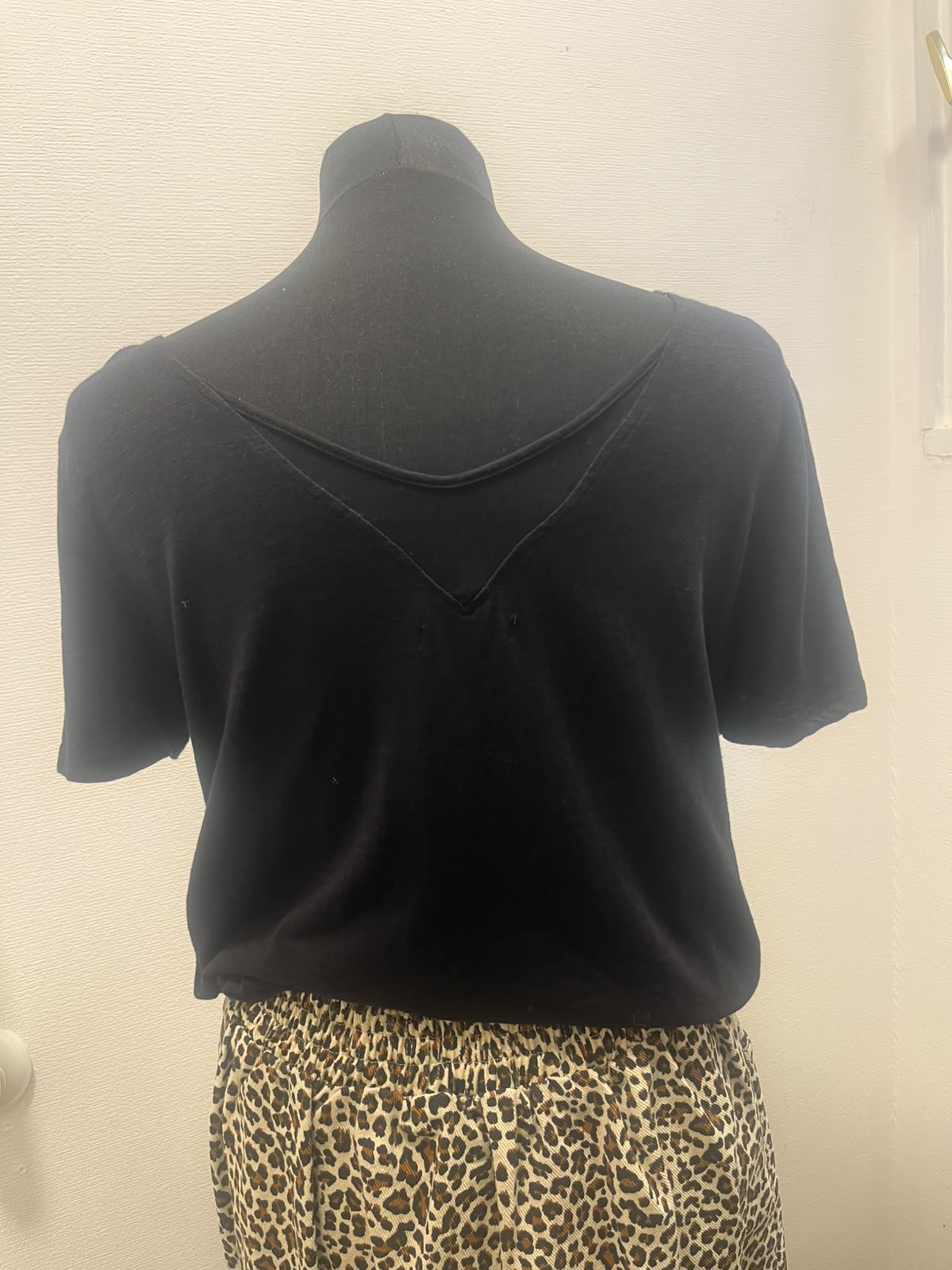 T-shirt noir - Cache Cache : Taille S (P0526-274)