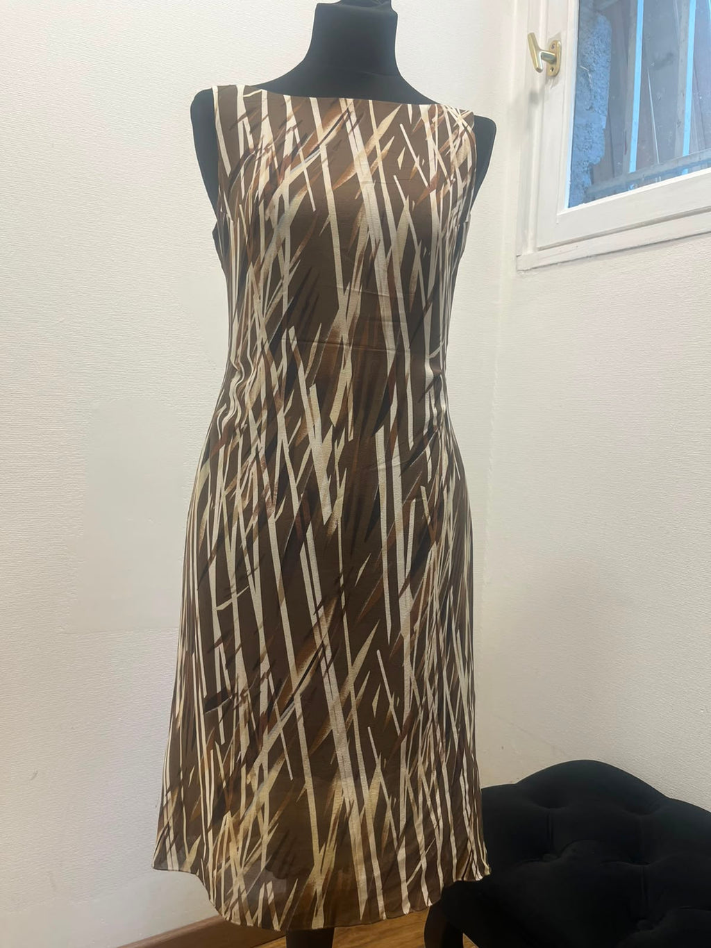 Robe midi fluide - Kenneth : Taille 38 (P0326-45)