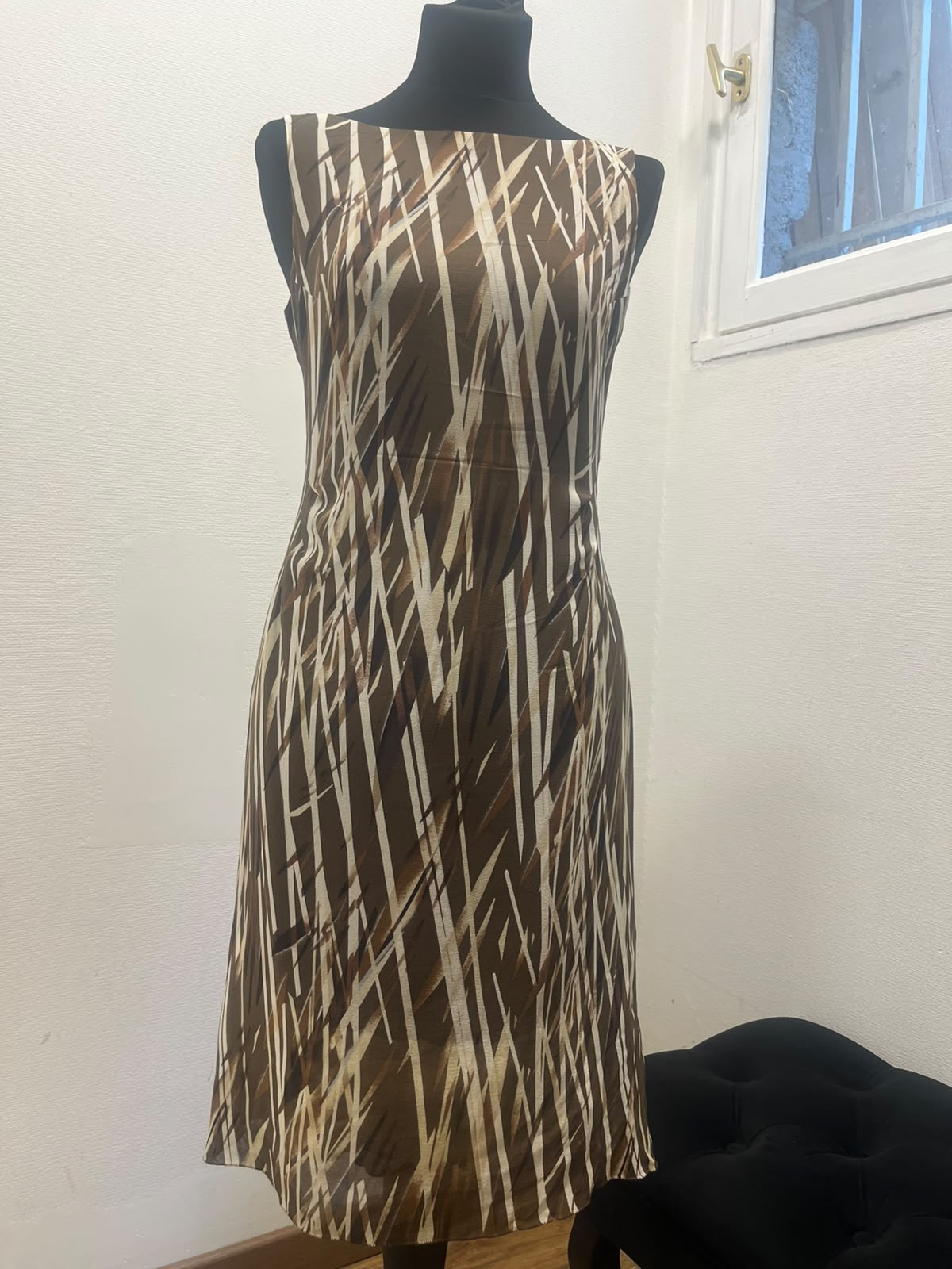 Robe midi fluide - Kenneth : Taille 38 (P0326-45)