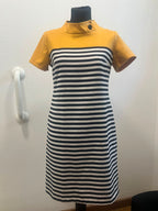 Robe droite col montant - Hippocampe : Taille 36 (P0626-129)