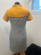 Robe droite col montant - Hippocampe : Taille 36 (P0626-129)