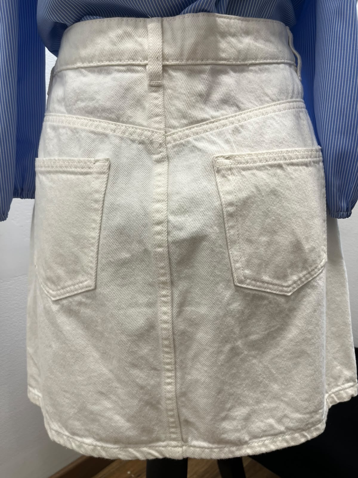 Jupe courte en jean - ETAM : Taille L (P0526-112)