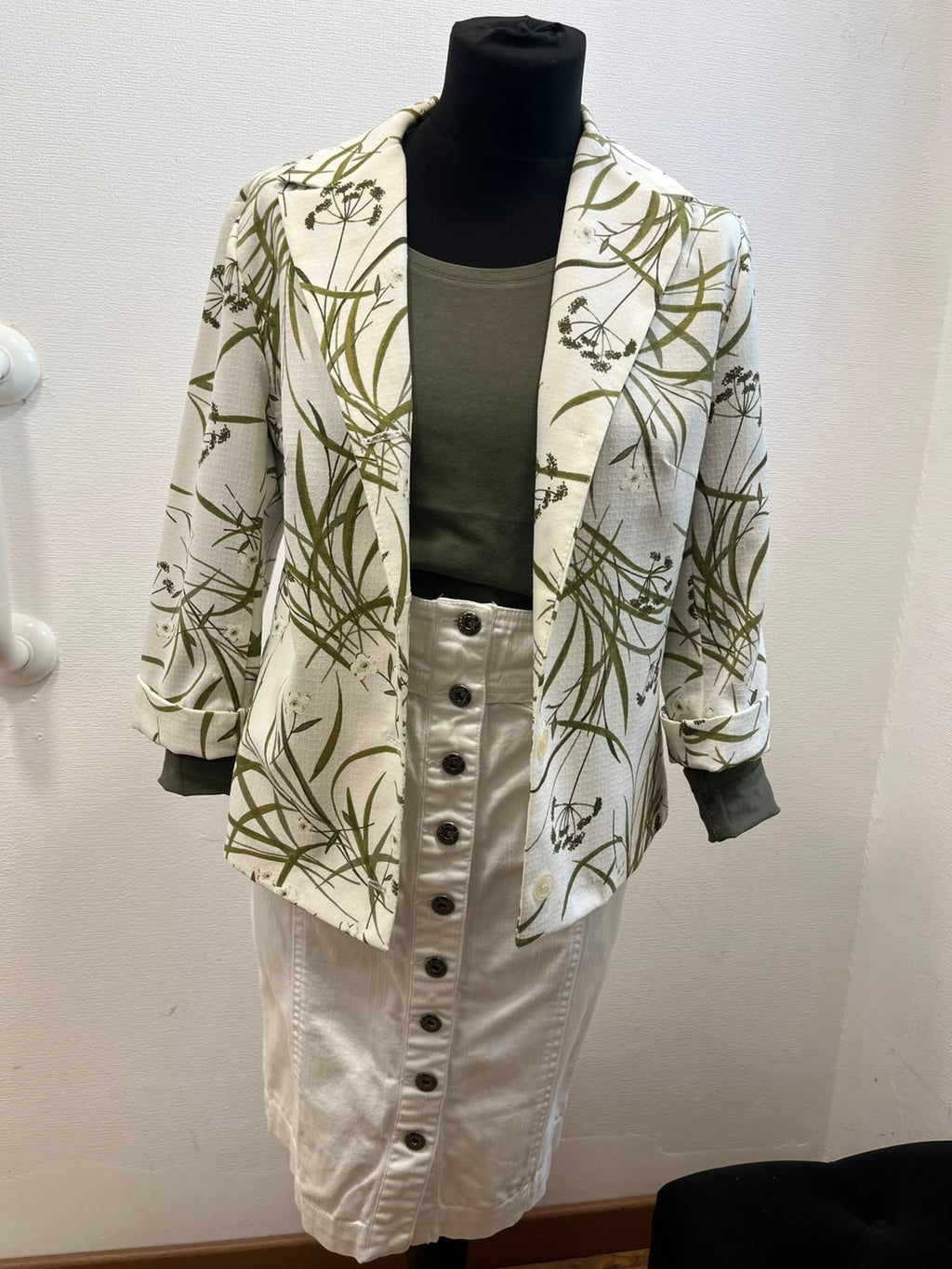 Veste blazer légère à imprimé - Taille 40 (P0726-473)