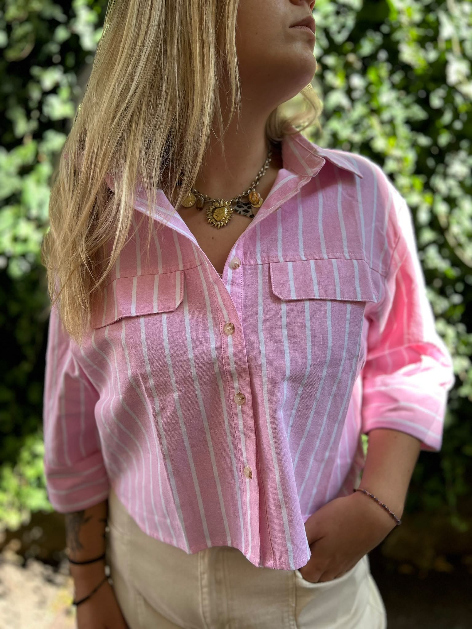 Chemise / surchemise rayée