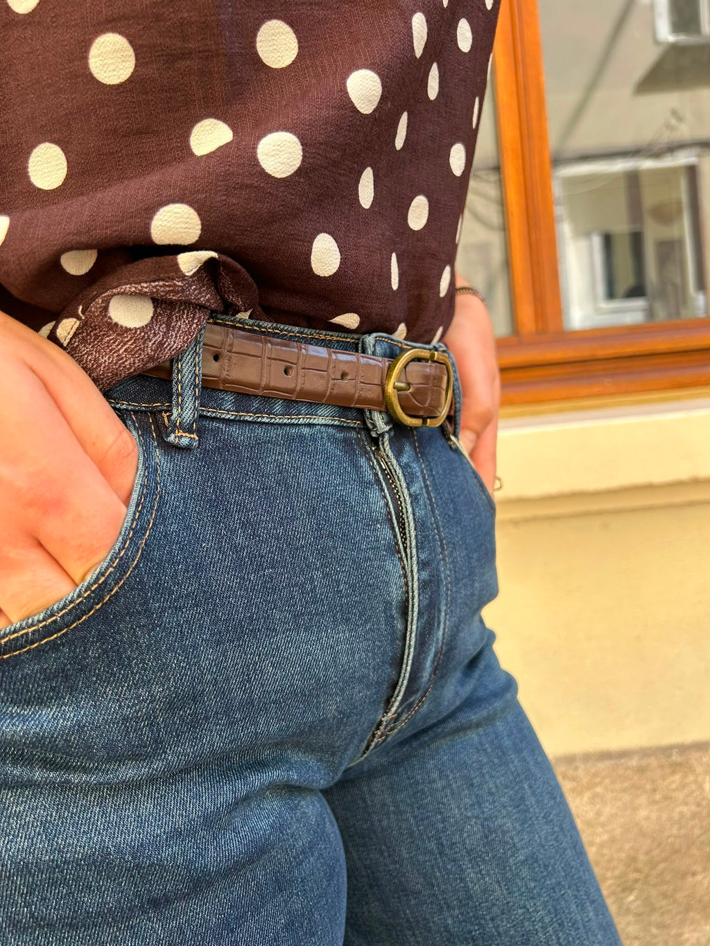 L'aérien : jeans large