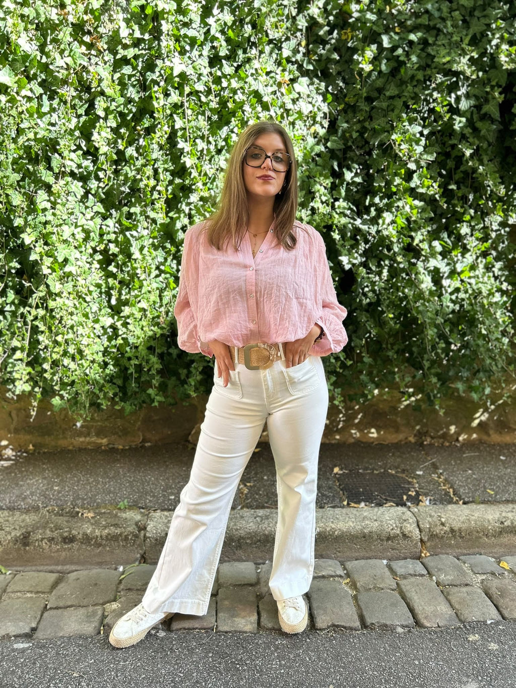 Blouse en voile de coton