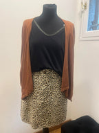 Boléro chocolat - Mexx : Taille XS (P0726-547)