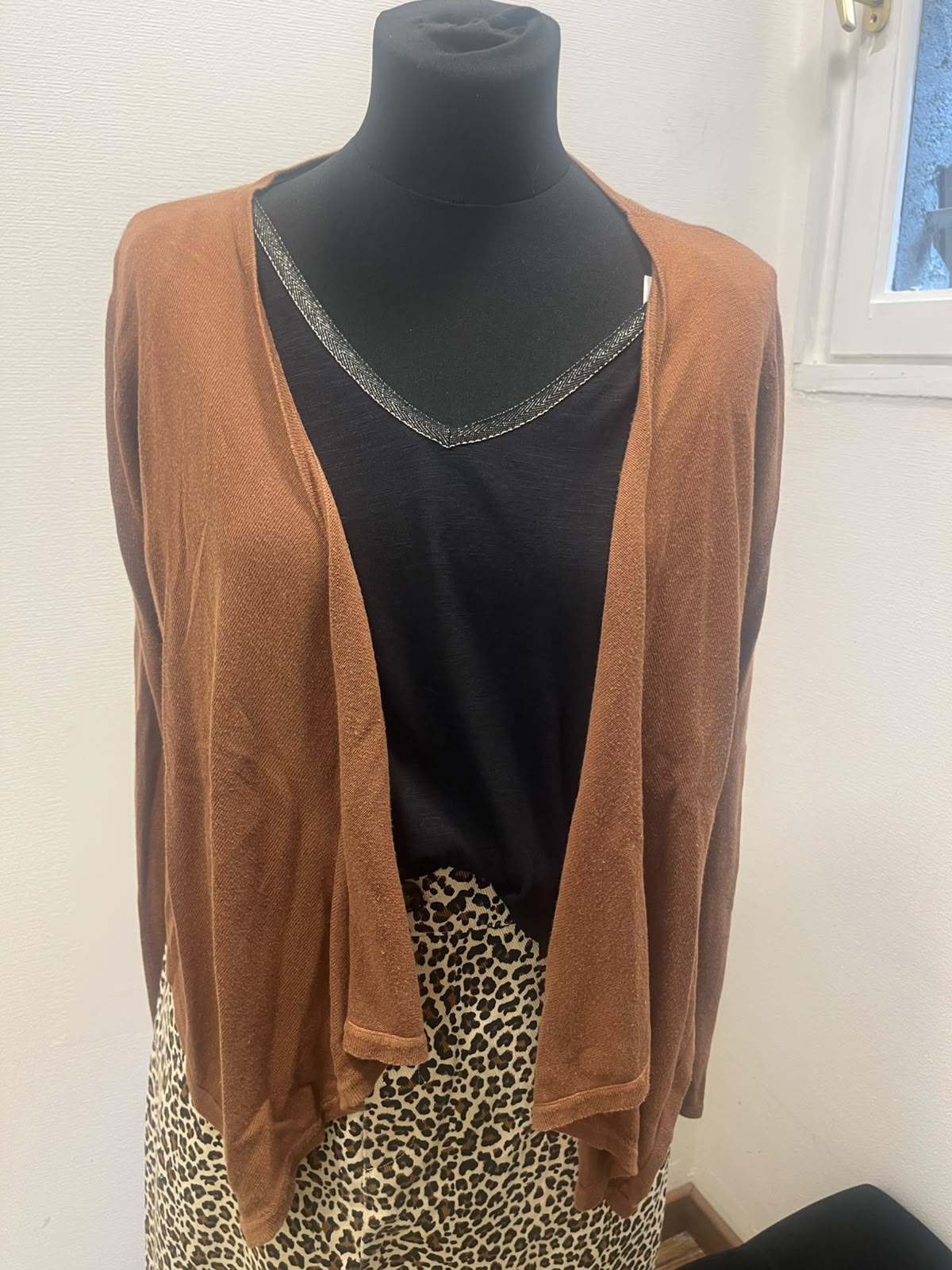 Boléro chocolat - Mexx : Taille XS (P0726-547)