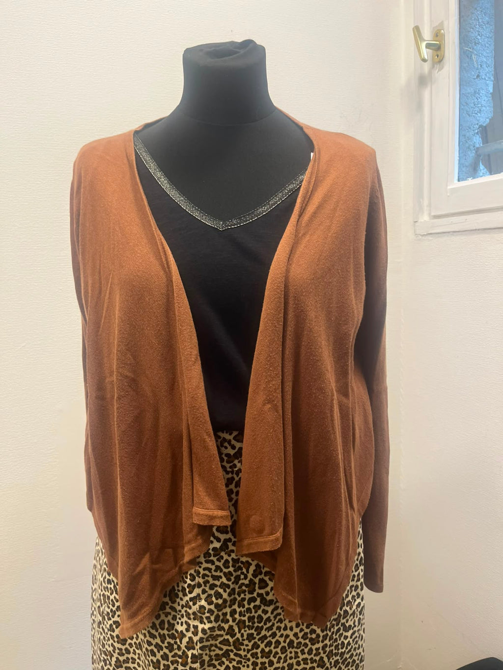 Boléro chocolat - Mexx : Taille XS (P0726-547)