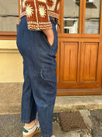 Jean cargo oversize élastiqué