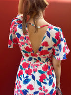 Robe longue champêtre florale