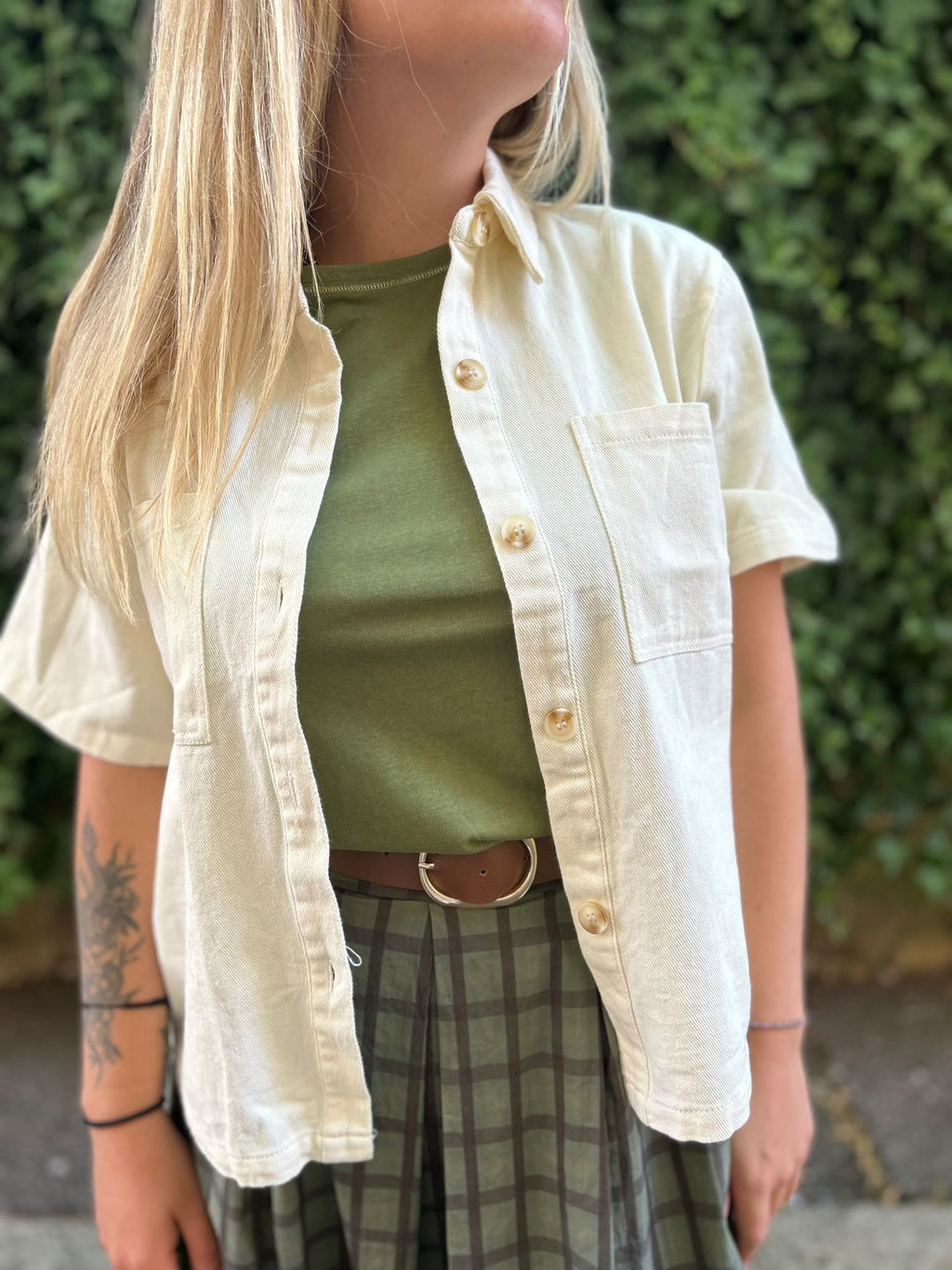 Veste / chemise en denim léger