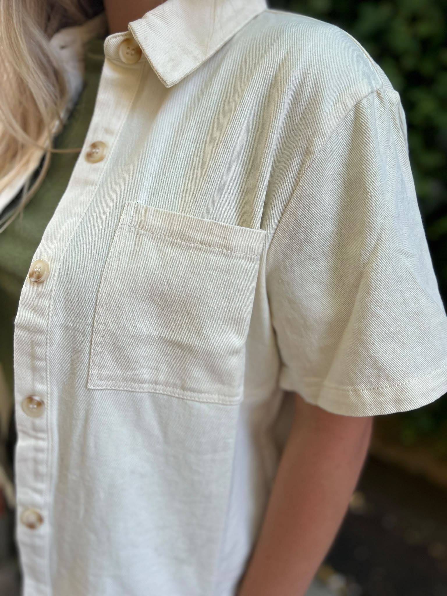 Veste / chemise en denim léger